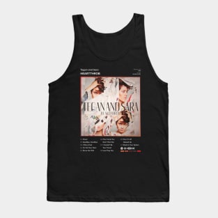 Tegan and Sara - Heartthrob Tracklist Album Tank Top